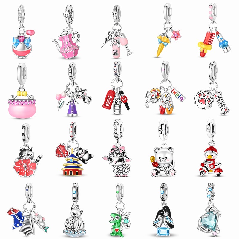 Jewelry Making London - Travel Series Original Charm 925 Silver
