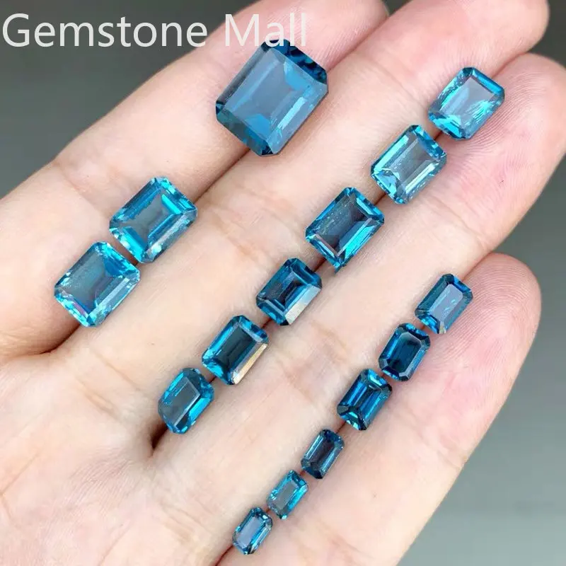 Jewelry Making London - Emerald Cut Natural Topaz 4mm*6mm To