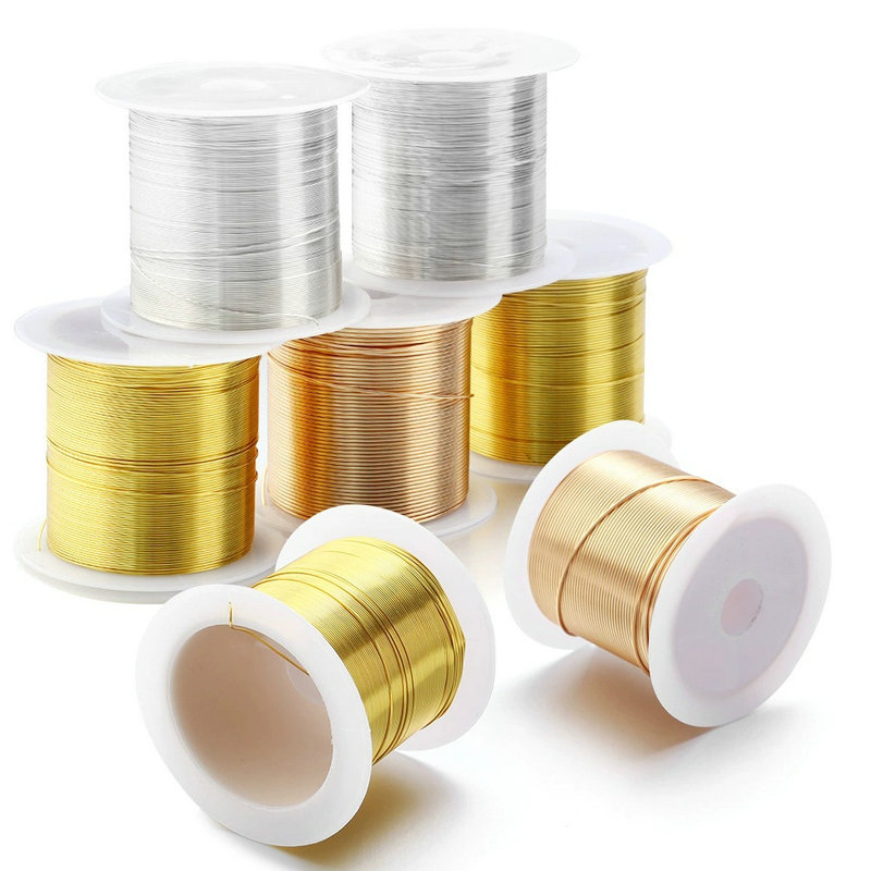 Jewelry Making Thread - 0.3-1.0mm Jewelry Copper Wire Tarnish Resistant