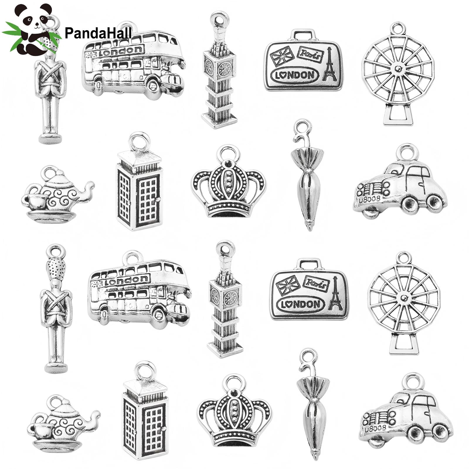 Jewelry Making London - PandaHall 100Pcs 10 Styles London Theme