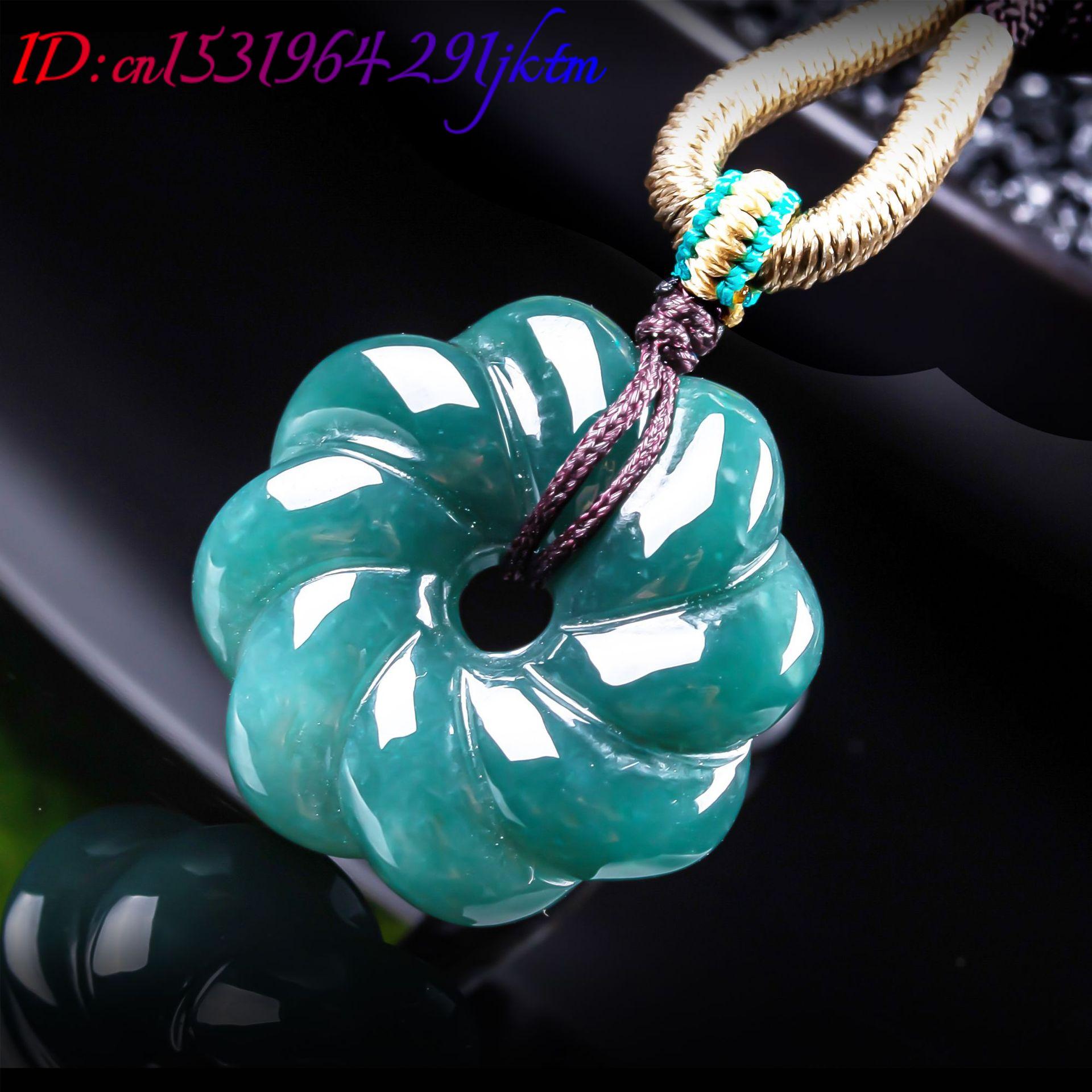 Natural Burmese Jadeite Flower - Jewelry Making Jewelry 评论和价格