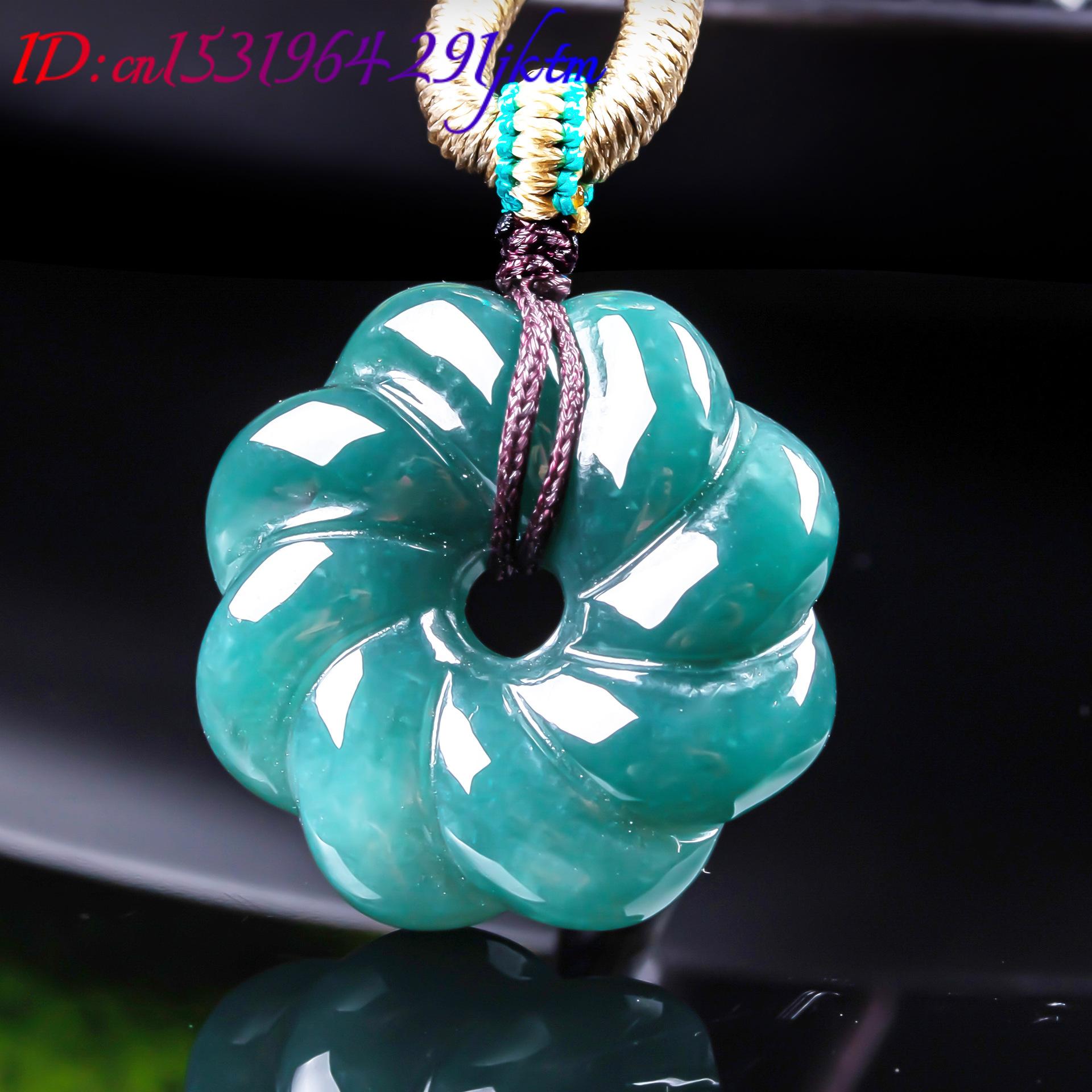Natural Burmese Jadeite Flower - Jewelry Making Jewelry 评论和价格