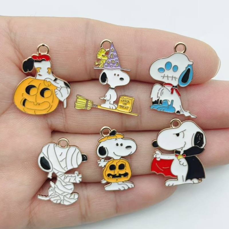 10Pcs Cute Halloween Cartoon P - Jewelry Making Jewelry 评论和价格