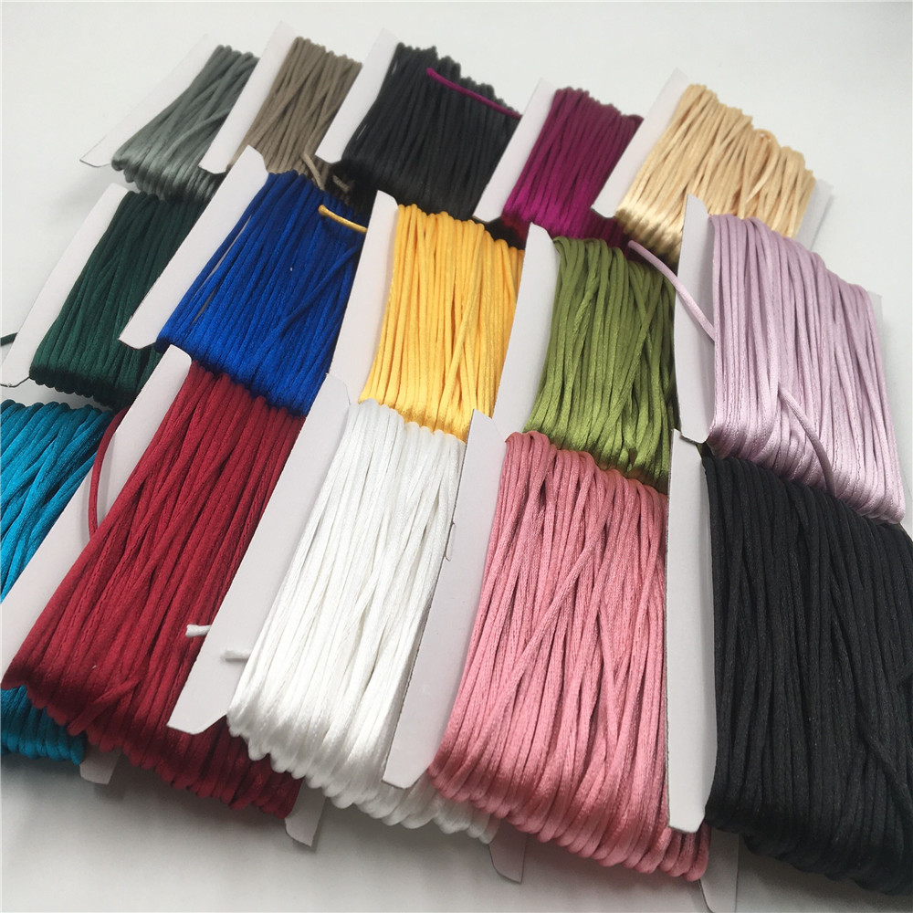 2mm Braided Macrame Silk Macra - Knotting Cord Silk 评论和价格