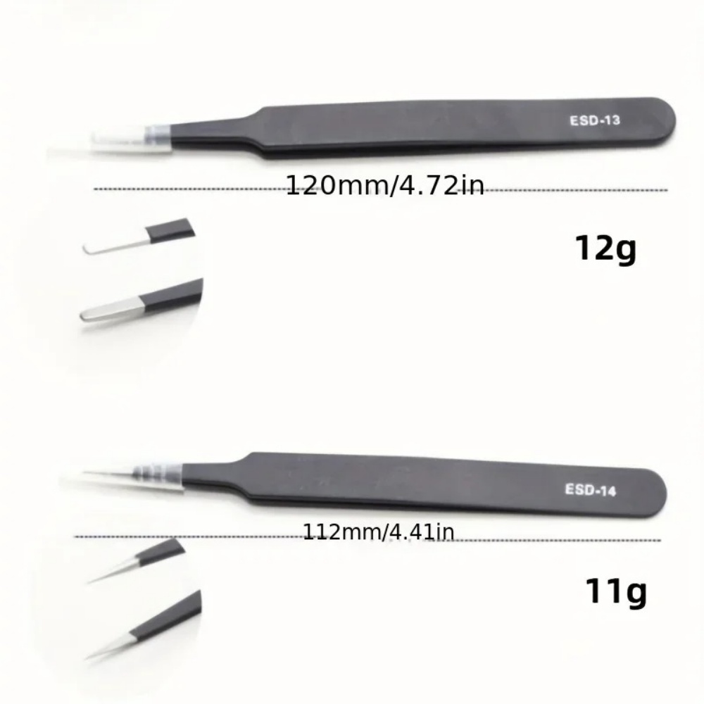 6pcs Stainless Steel Anti-stat - Jewelry Making Tools List 评论和价格