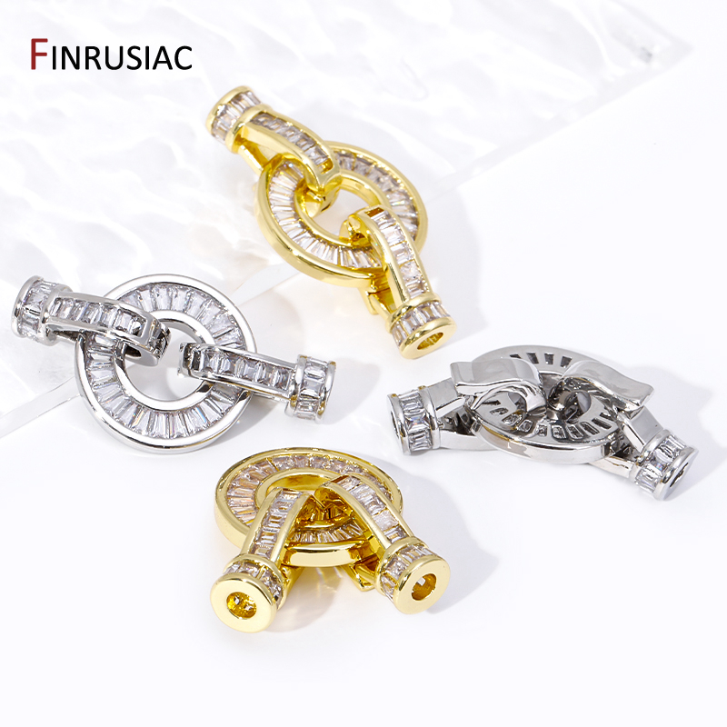 Trendy 18K Gold Plated Brass P - Toggle Clasp Gold 评论和价格