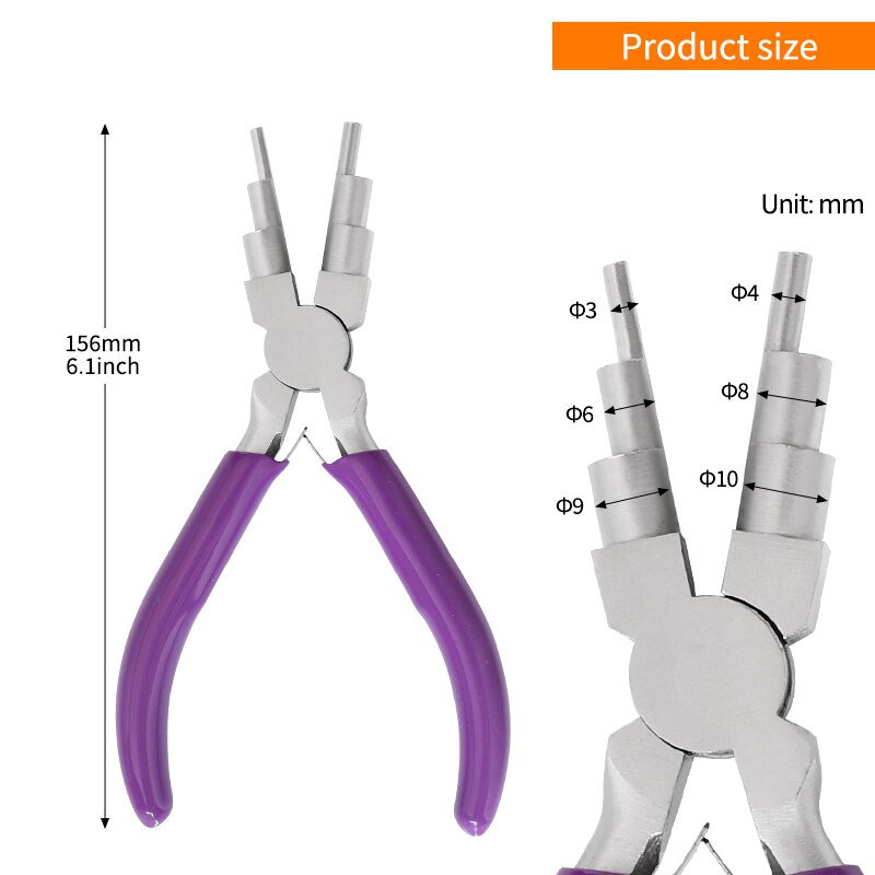 Jewelry Pliers 6-In-1 Bail Mak - Jewelry Making Loop Pliers 评论和价格