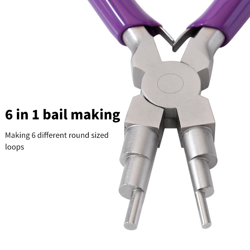 Jewelry Pliers 6-In-1 Bail Mak - Jewelry Making Loop Pliers 评论和价格