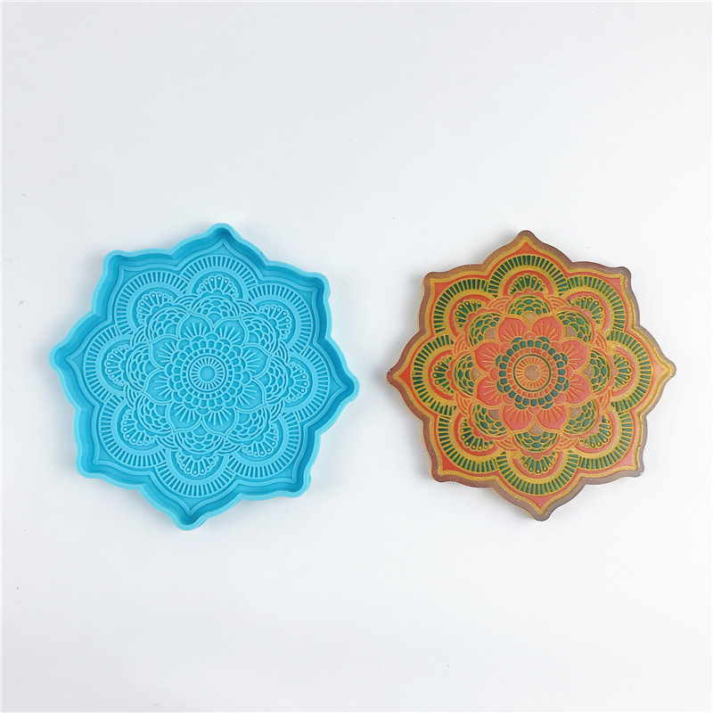 Mandala Coaster Silicone Mold  - Jewelry Making Tools List 评论和价格