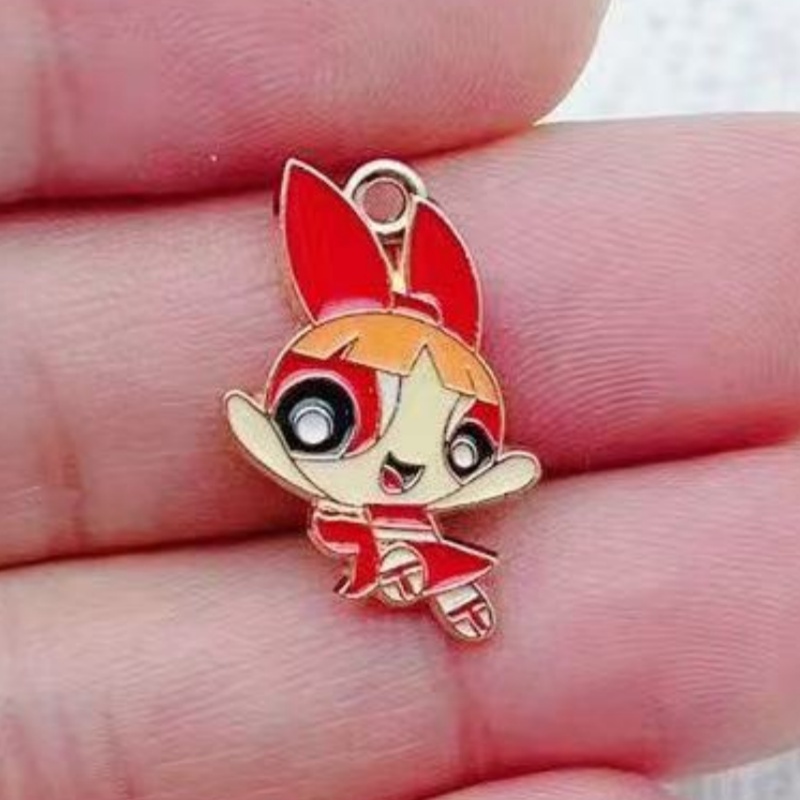 10pcs Alloy Oil-Dripping Carto - Jewelry Making Jewelry 评论和价格