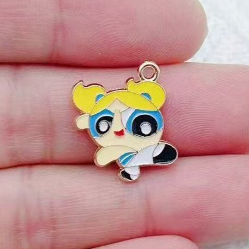 10pcs Alloy Oil-Dripping Carto - Jewelry Making Jewelry 评论和价格