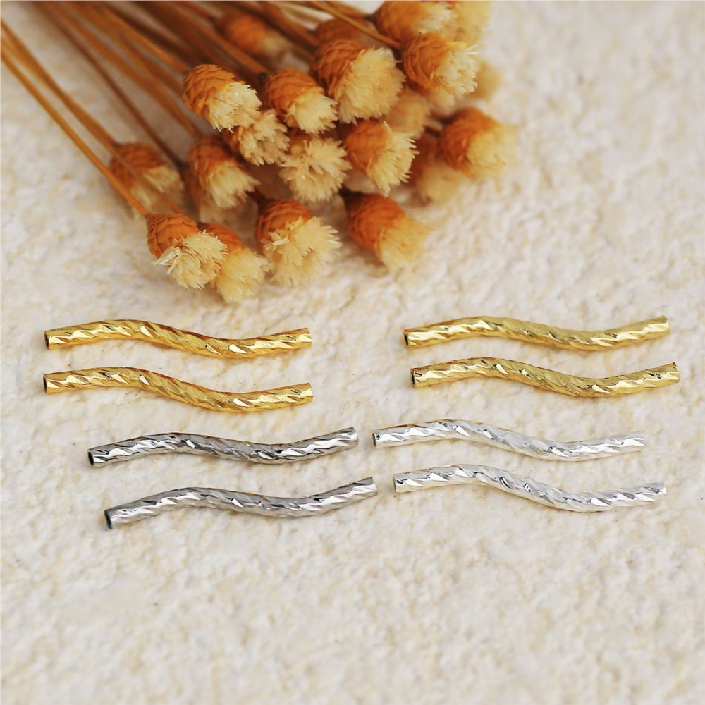 20Pcs 18K Golden Plated Brass  - Jewelry Making Youtube 评论和价格