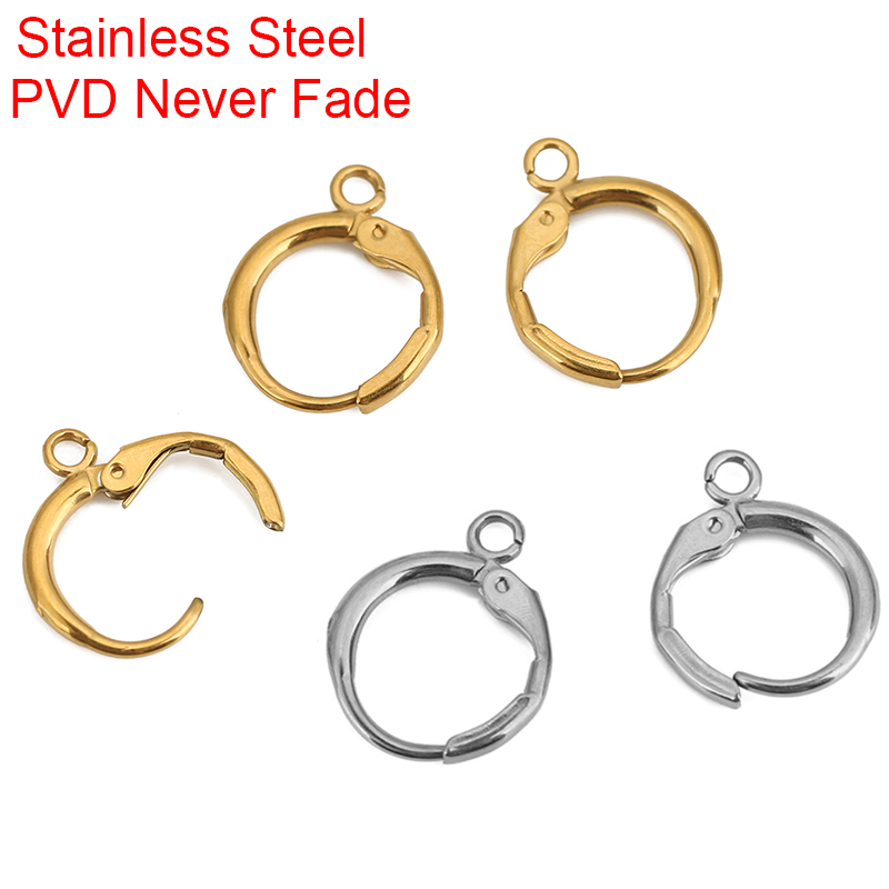 10pcs PVD Never Fade Stainless - Jewelry Making Materials 评论和价格