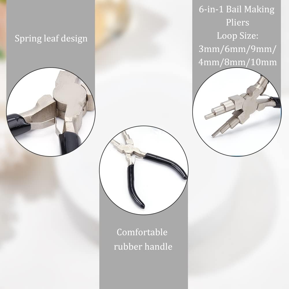 5-in-1 Jewelry Pliers Set with - Jewelry Making Loop Pliers 评论和价格