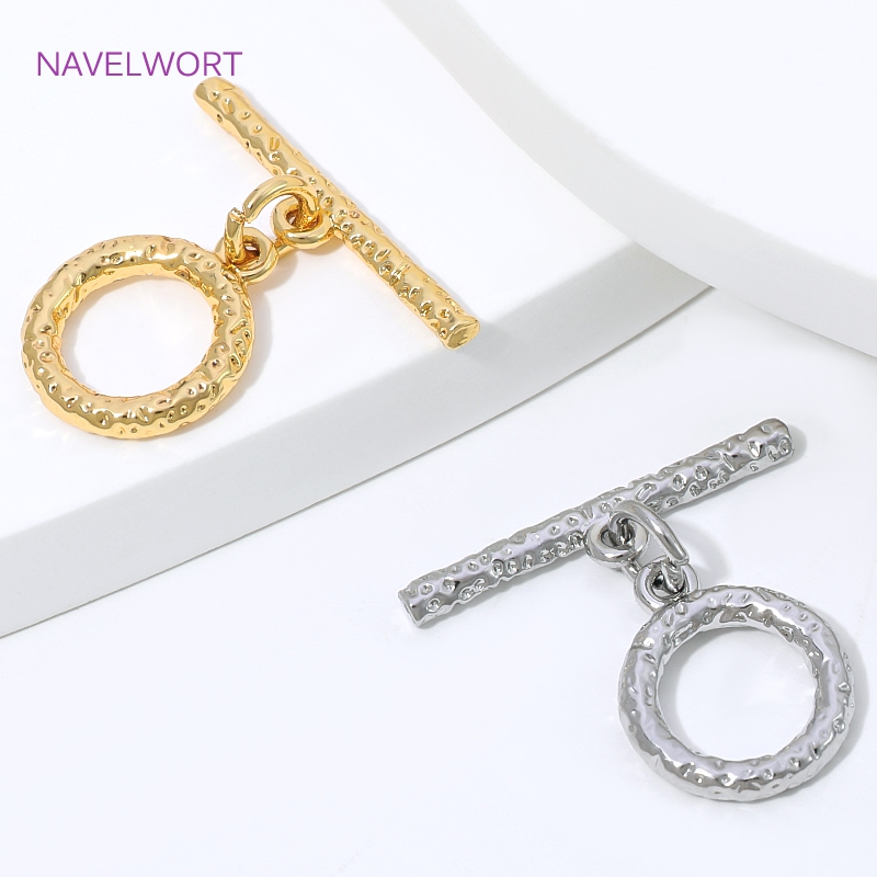 Brass Connector Clasps For Jew - Toggle Clasp Gold 评论和价格