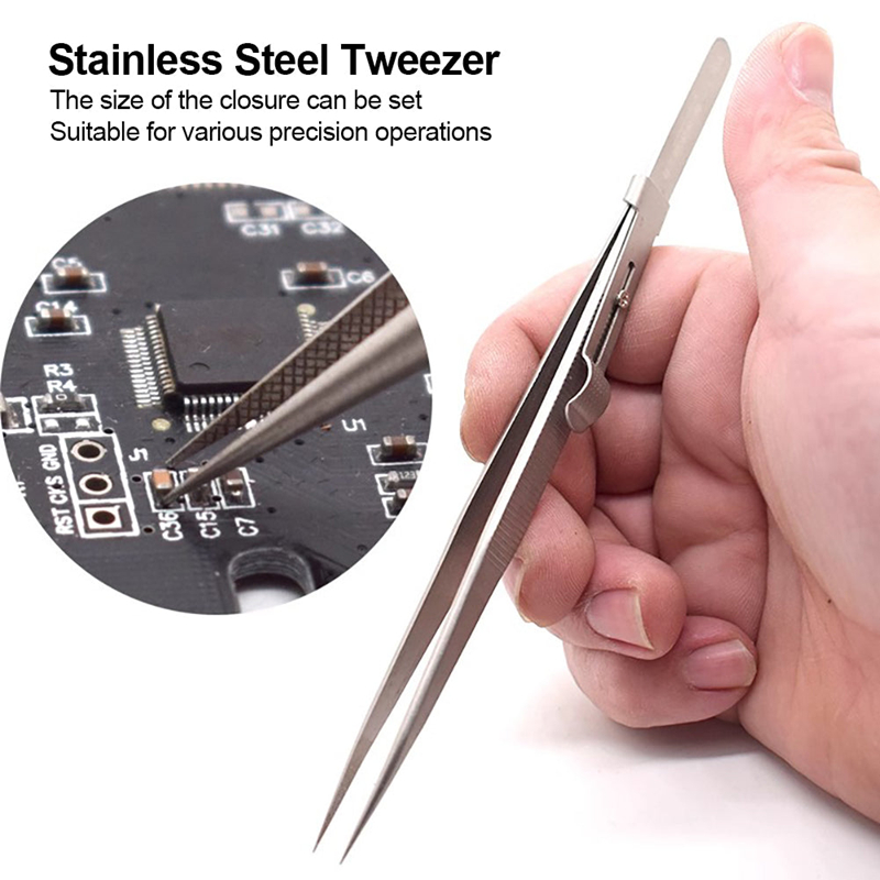 Adjustable Self Clamping Tweez - Jewelry Making Tools List 评论和价格