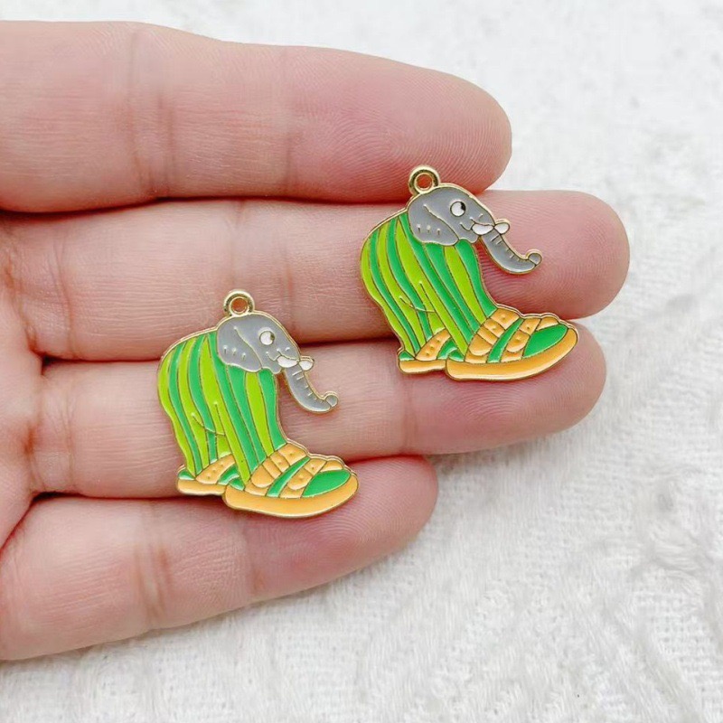 10pcs Creative Alloy Drip Oil  - Jewelry Making Jewelry 评论和价格