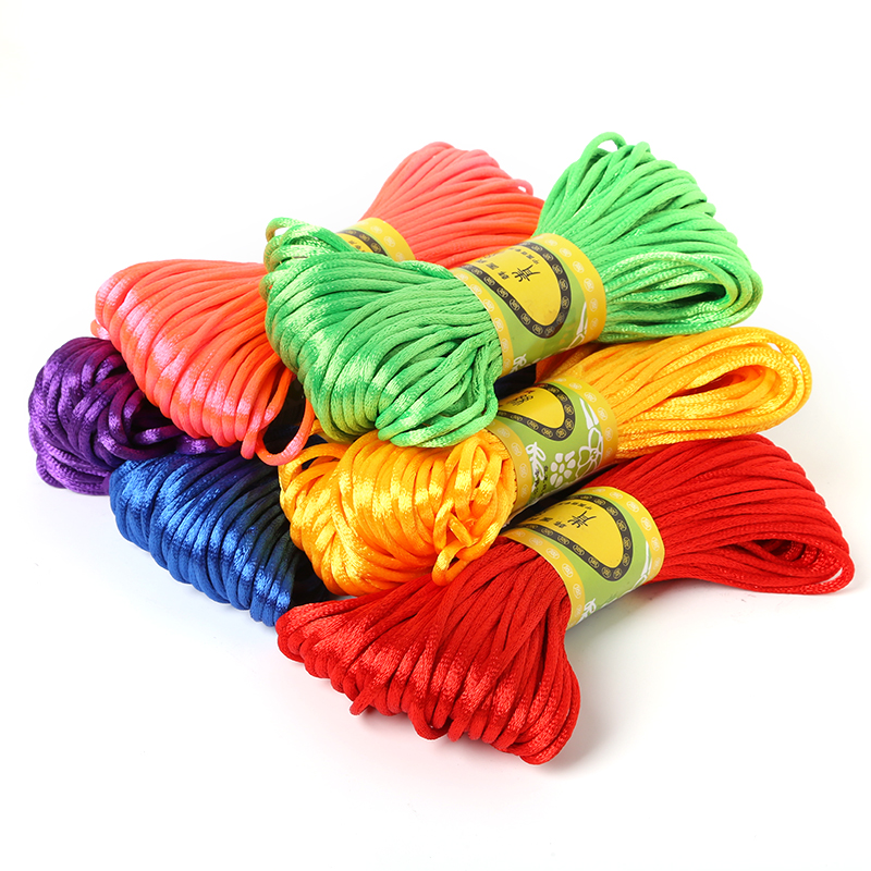 2mm 20meter Soft Satin Rattail - Knotting Cord Silk 评论和价格