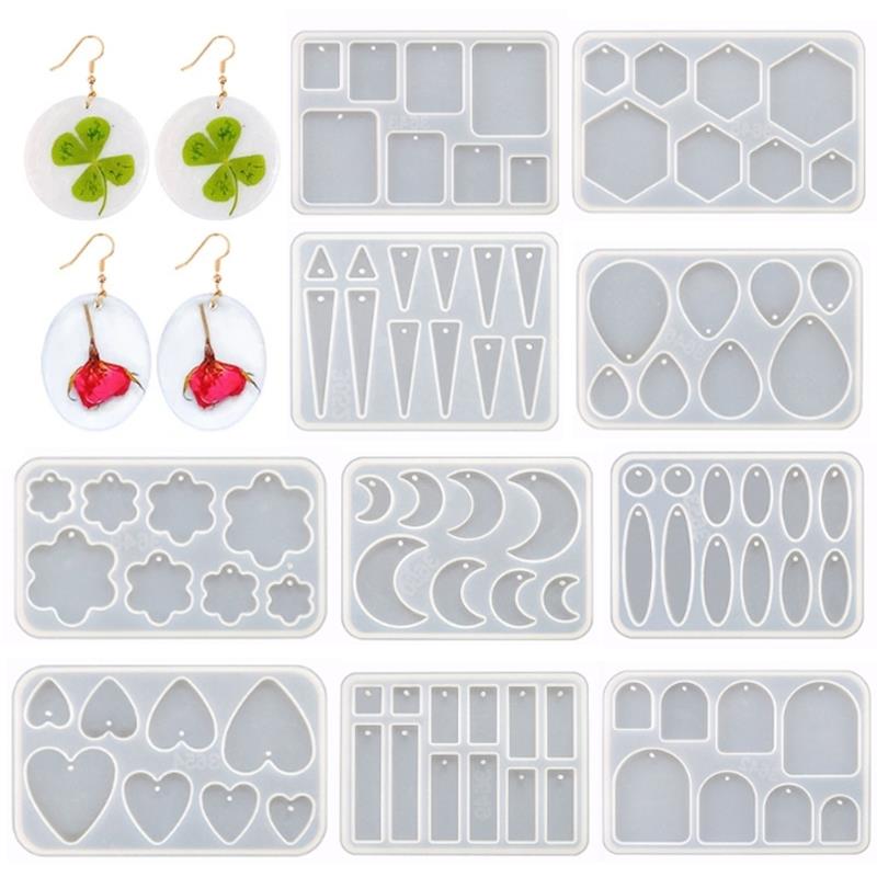 Silicone Earring Mold Earring  - Jewelry Making Tools List 评论和价格