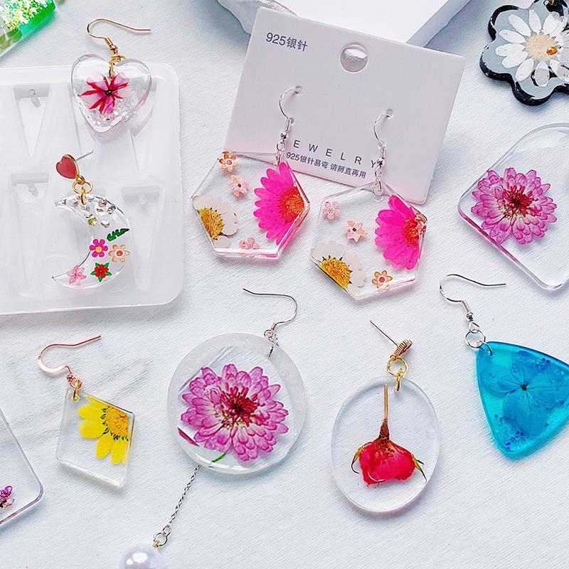 Silicone Earring Mold Earring  - Jewelry Making Tools List 评论和价格