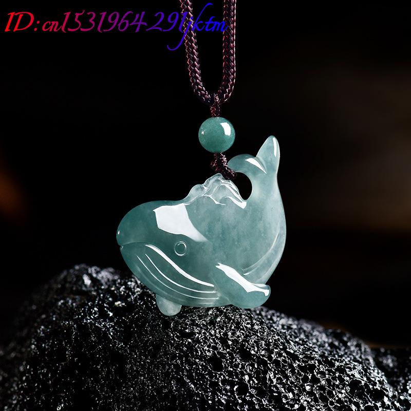 Natural Burmese Jadeite Whale  - Jewelry Making Jewelry 评论和价格