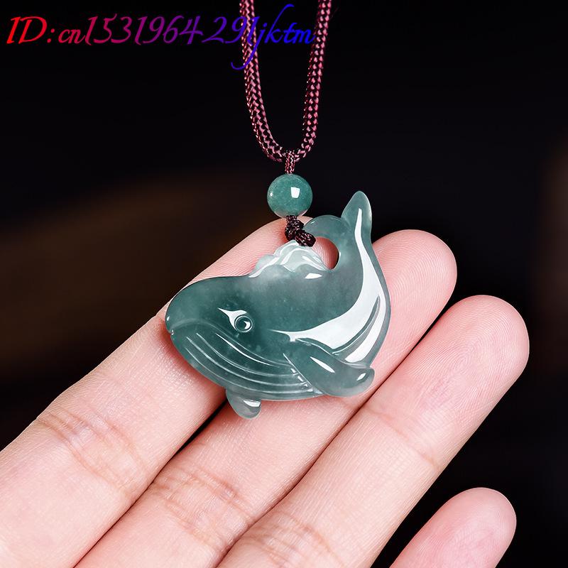 Natural Burmese Jadeite Whale  - Jewelry Making Jewelry 评论和价格