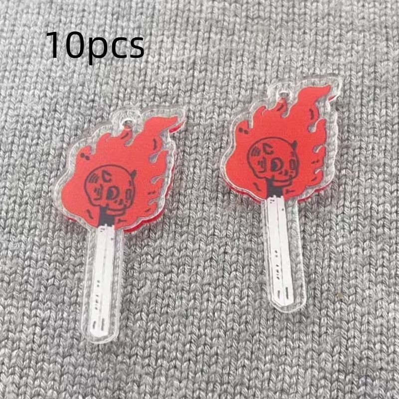 10pcs acrylic skull pendant, D - Jewelry Making Jewelry 评论和价格