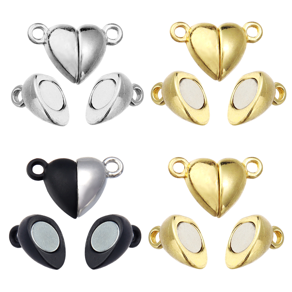 5pcs/Lot Alloy Love Heart Shap - Jewelry Making Materials 评论和价格