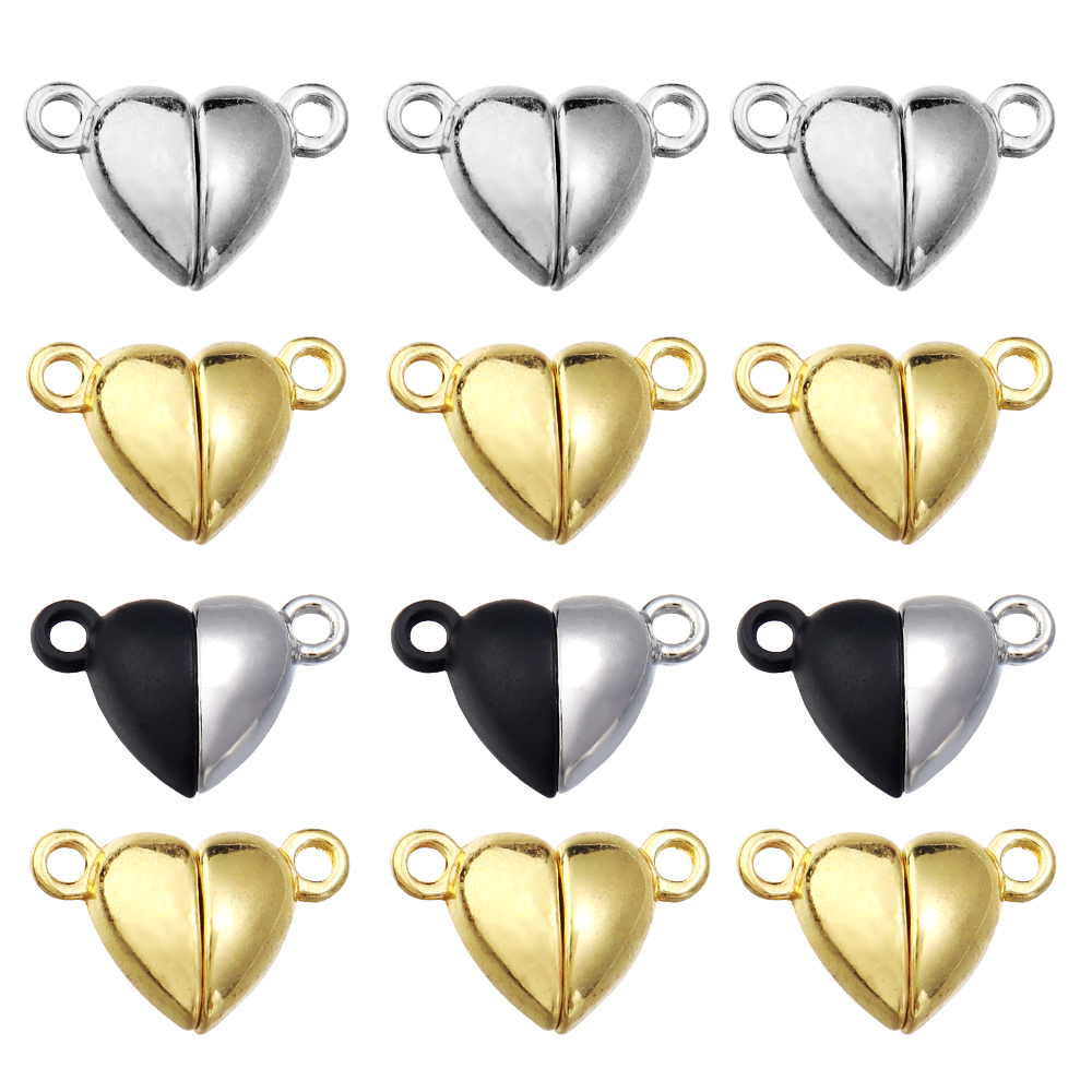 5pcs/Lot Alloy Love Heart Shap - Jewelry Making Materials 评论和价格