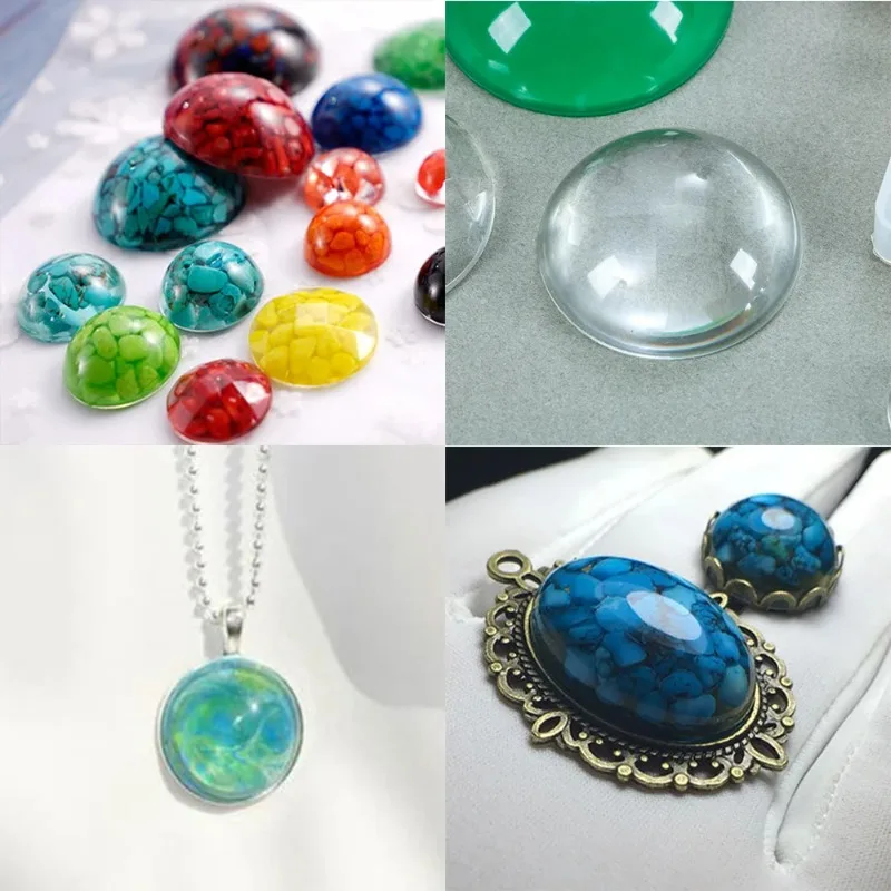 1pcs Silicone Mold Half Ball O - Jewelry Making Tools List 评论和价格