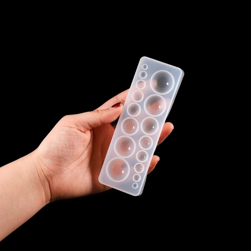1pcs Silicone Mold Half Ball O - Jewelry Making Tools List 评论和价格