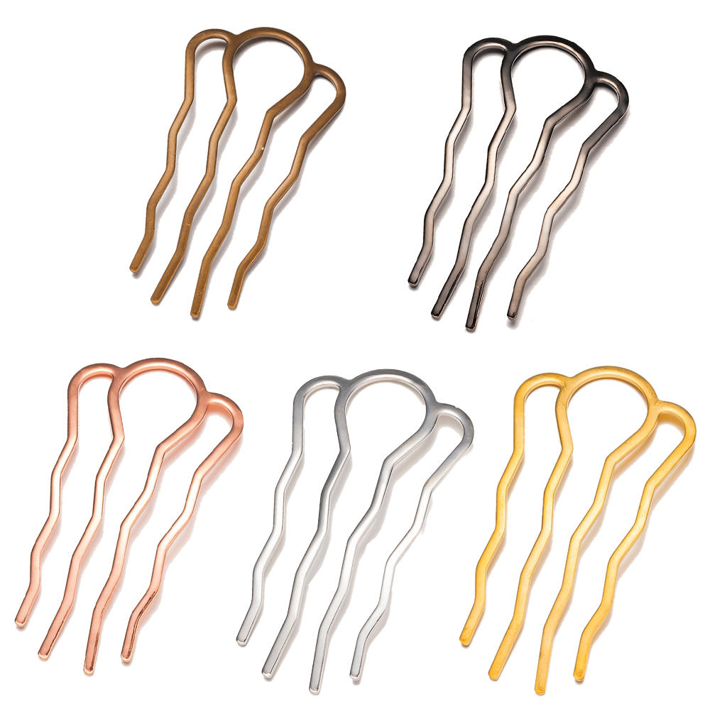 5pcs U-Shape Hair Fork Clip St - Jewelry Making Tools List 评论和价格