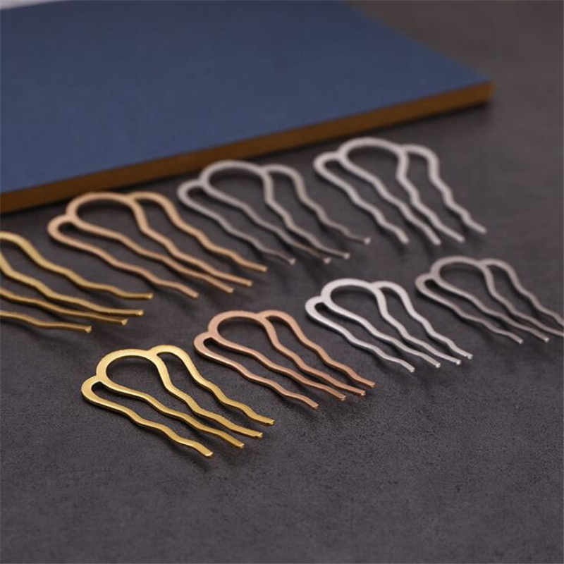 5pcs U-Shape Hair Fork Clip St - Jewelry Making Tools List 评论和价格