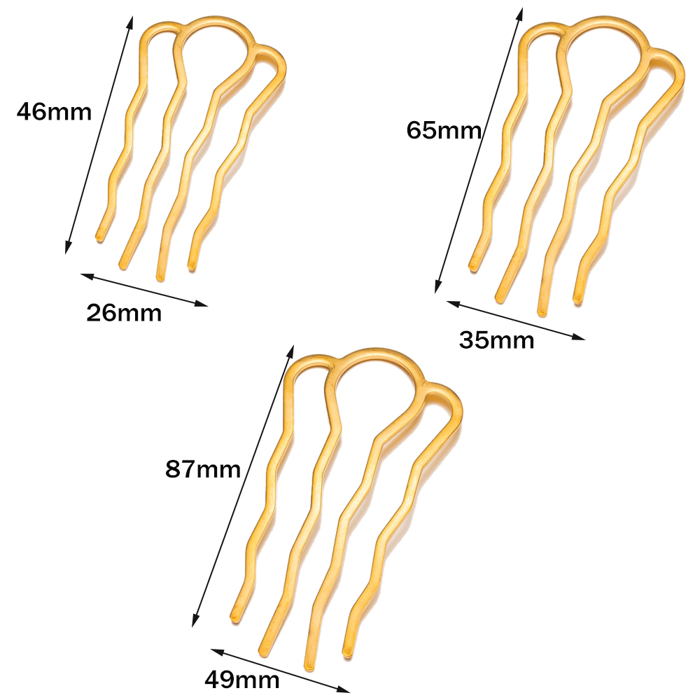 5pcs U-Shape Hair Fork Clip St - Jewelry Making Tools List 评论和价格