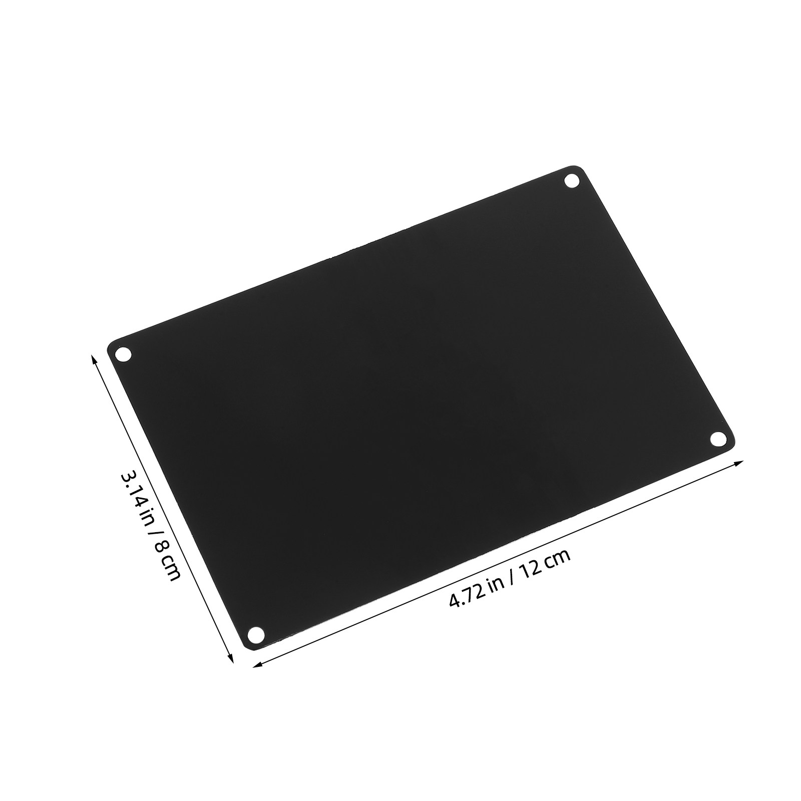 10Pcs Aluminum Alloy Black Rec - Jewelry Making Metals 评论和价格