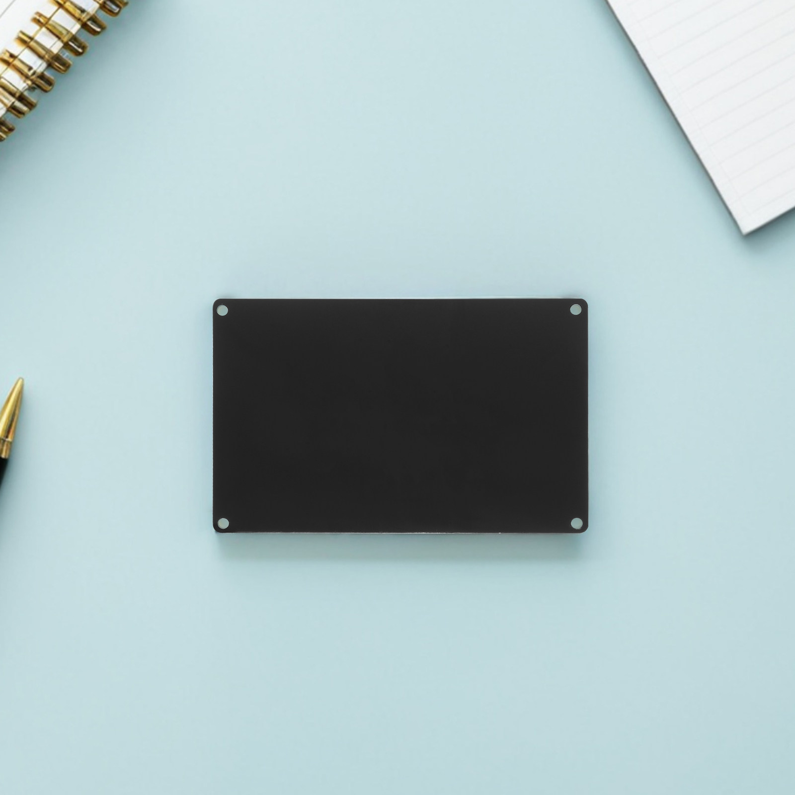 10Pcs Aluminum Alloy Black Rec - Jewelry Making Metals 评论和价格