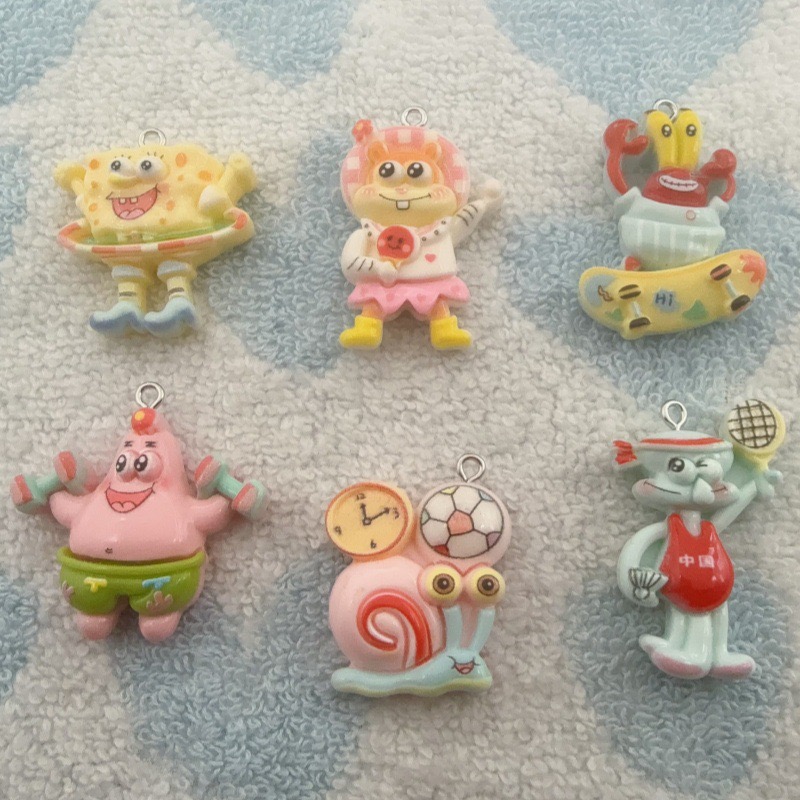 10pcs cartoon resin pendant, D - Jewelry Making Jewelry 评论和价格