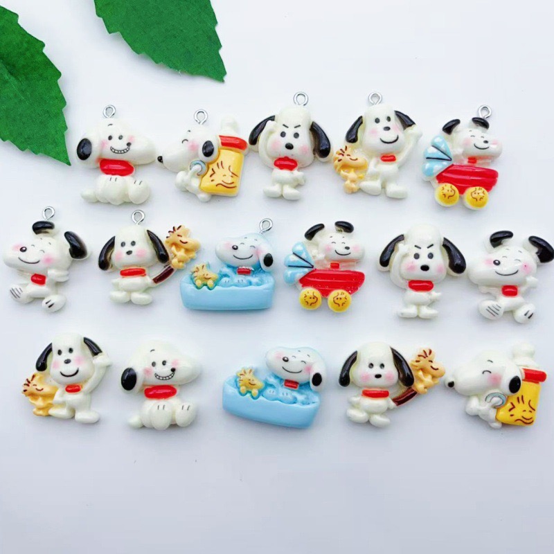 12pcs resin cartoon dog pendan - Jewelry Making Jewelry 评论和价格