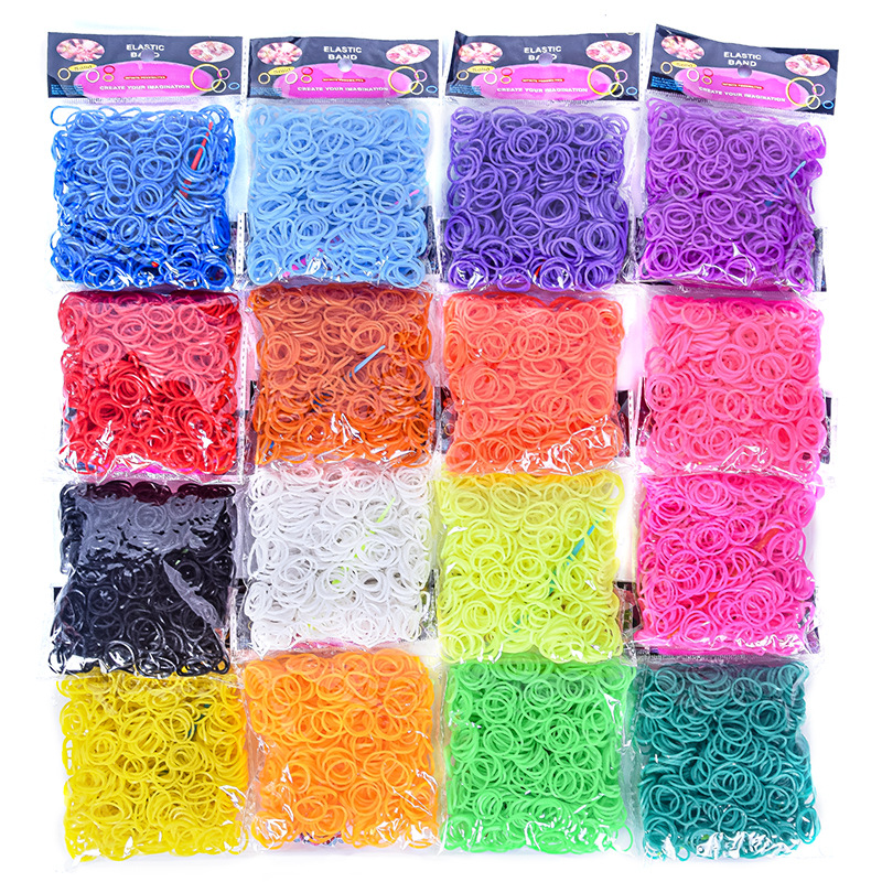 600 pieces Colorful Rubber Ban - Jewelry Making Tools List 评论和价格