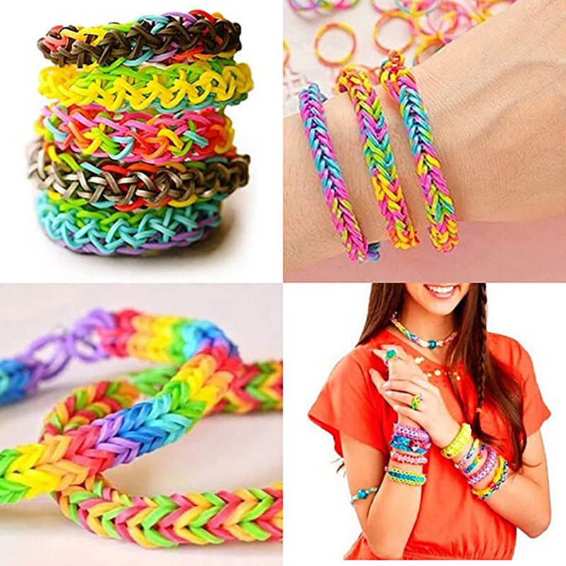 600 pieces Colorful Rubber Ban - Jewelry Making Tools List 评论和价格