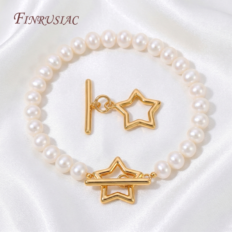 18K Gold Plated Hollow Star OT - Toggle Clasp Gold 评论和价格