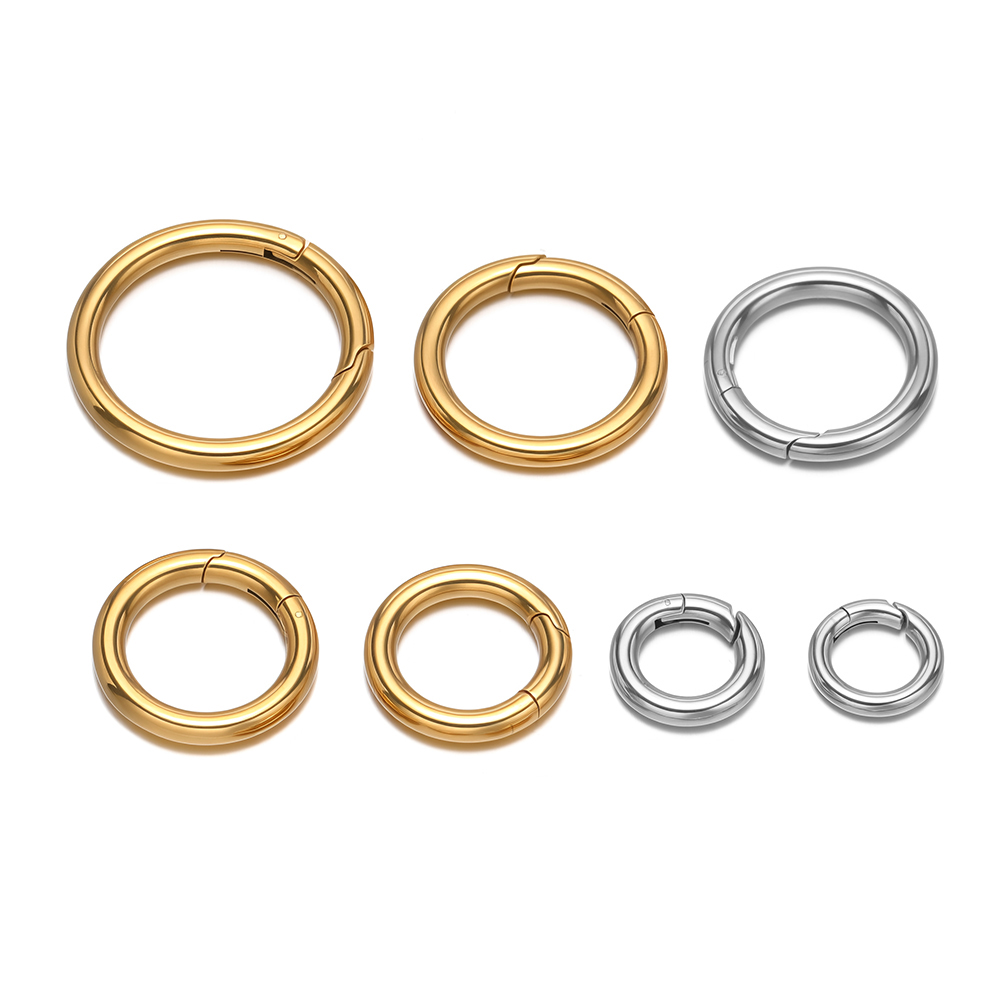 2Pcs/Lot Round Spring Clasps S - Jewelry Making Materials 评论和价格