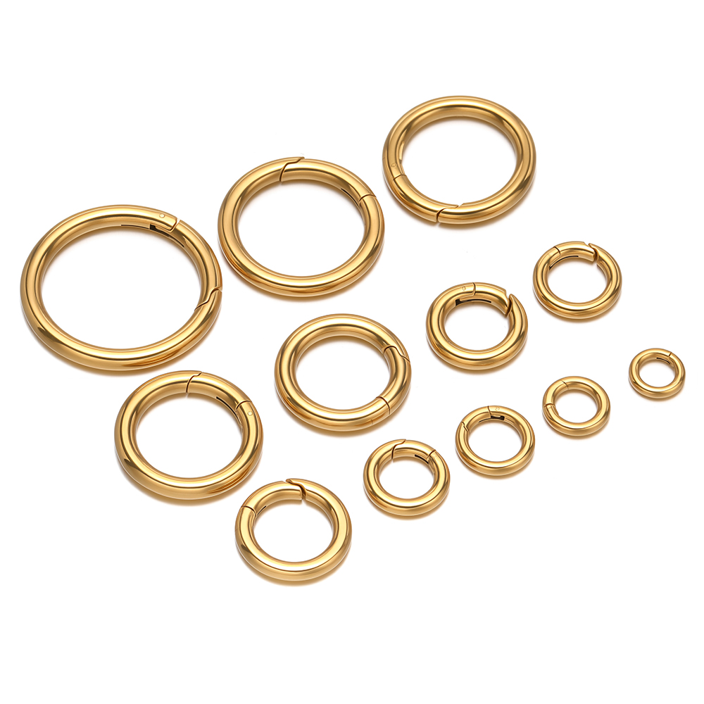 2Pcs/Lot Round Spring Clasps S - Jewelry Making Materials 评论和价格