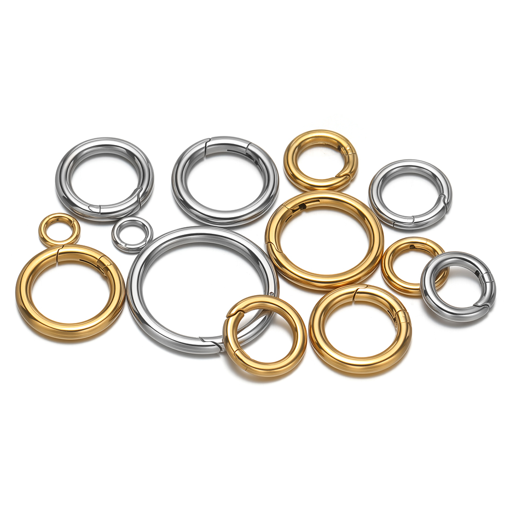 2Pcs/Lot Round Spring Clasps S - Jewelry Making Materials 评论和价格