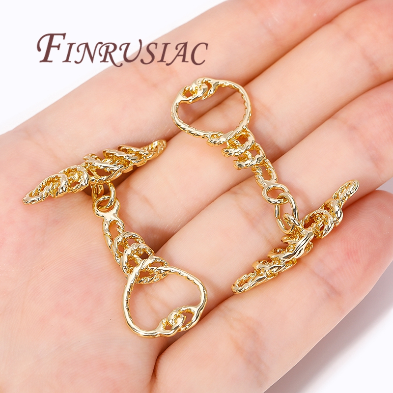 18K Gold Plated OT Toggle Clas - Toggle Clasp Gold 评论和价格