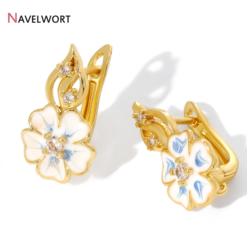18K Gold Plated Brass With Zir - Jewelry Making Metals 评论和价格