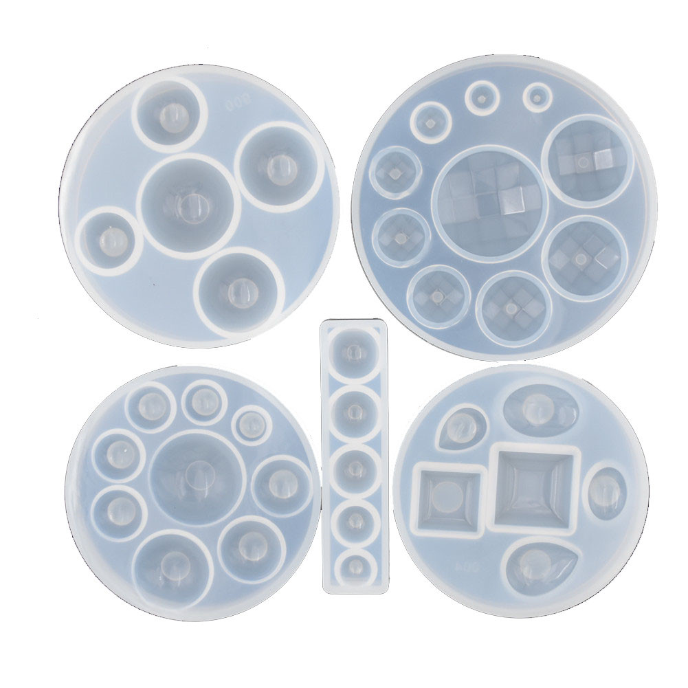 Silicone Mold half ball Oblate - Jewelry Making Tools List 评论和价格