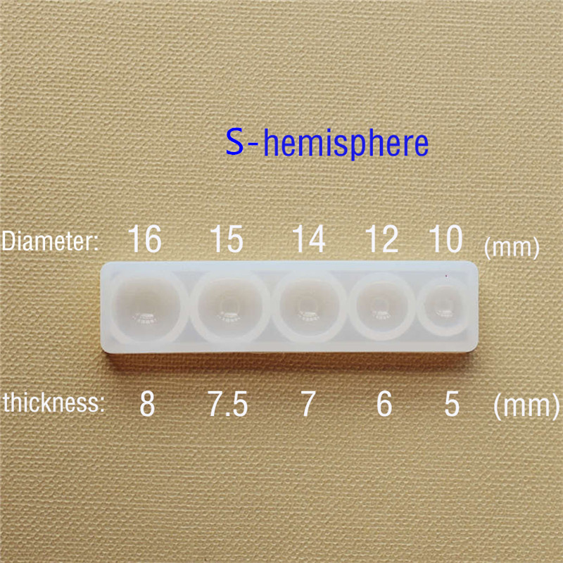 Silicone Mold half ball Oblate - Jewelry Making Tools List 评论和价格