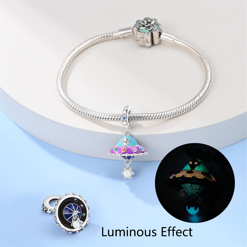 925 Sterling Silver Alien Glow - Jewelry Making Jewelry 评论和价格