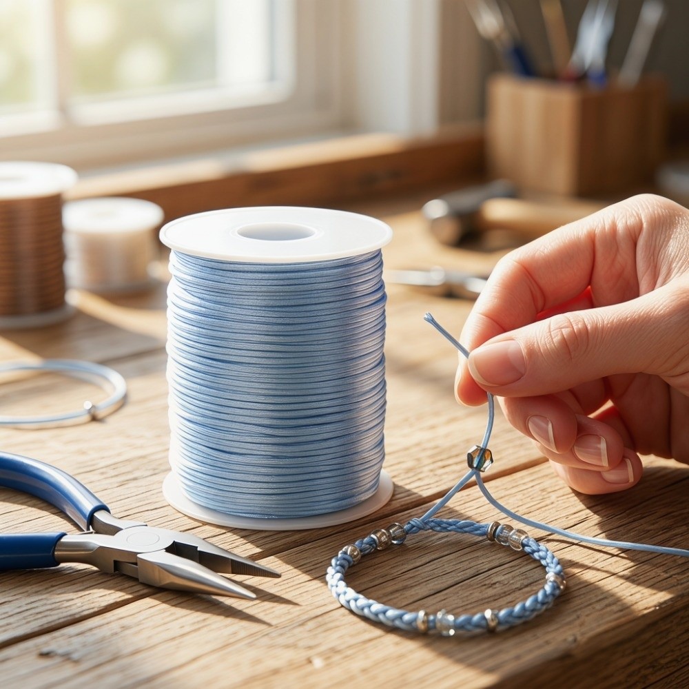 100m Craft String 1.5mm Satin  - Knotting Cord Silk 评论和价格